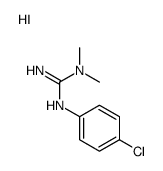 (4-chlorophenyl)-(N,N-dimethylcarbamimidoyl)azanium,iodide结构式