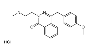 2-[2-(dimethylamino)ethyl]-4-[(4-methoxyphenyl)methyl]phthalazin-1-one,hydrochloride Structure
