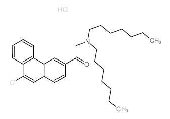 1-(9-chlorophenanthren-3-yl)-2-(diheptylamino)ethanone结构式