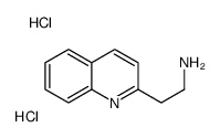 2-(喹啉-2-基)乙-1-胺二盐酸盐结构式
