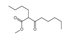 methyl 2-butyl-3-oxooctanoate结构式
