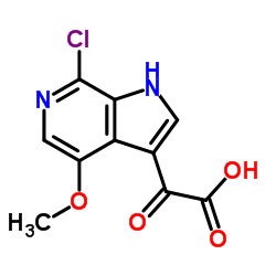 (7-Chloro-4-methoxy-1H-pyrrolo[2,3-c]pyridin-3-yl)(oxo)acetic acid Structure