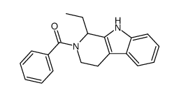 1-ethyl-2-benzoyl-1,2,3,4-tetrahydro-9H-pyrido[3,4-b]indole Structure