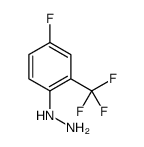 4-FLUORO-2-(TRIFLUOROMETHYL)PHENYLHYDRAZINE structure