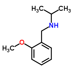 N-(2-甲氧基苄基)-2-丙胺结构式
