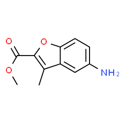 2-Benzofurancarboxylicacid,5-amino-3-methyl-,methylester(9CI) Structure