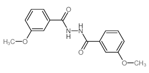 Benzoicacid, 3-methoxy-, 2-(3-methoxybenzoyl)hydrazide结构式