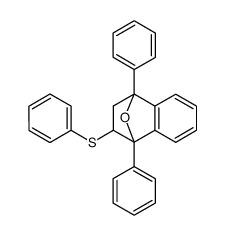 1,4-diphenyl-2-(phenylthio)-1,2,3,4-tetrahydro-1,4-epoxynaphthalene结构式