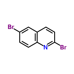 2,6-二溴喹啉结构式