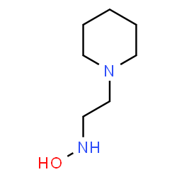 1-Piperidineethanamine,N-hydroxy-(9CI) Structure