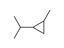 1-isopropyl-2-methyl-cyclopropane结构式