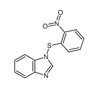 N-[(2-nitrobenzene)sulfenyl]benzimidazole Structure