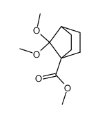 7,7-dimethoxy-norbornane-1-carboxylic acid methyl ester Structure
