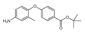 tert-butyl 4-(4-amino-2-methylphenoxy)benzoate Structure