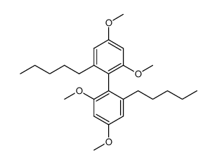 2,2',4,4'-tetramethoxy-6,6'-dipenthylbiphenyl结构式