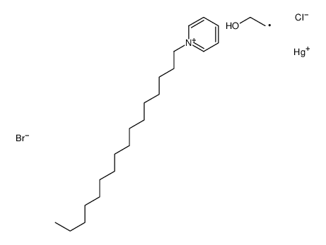 chloro(2-hydroxyethyl)mercury,1-hexadecylpyridin-1-ium,bromide结构式