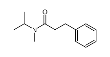 N-isopropyl-N-methyl-3-phenylpropanamide结构式