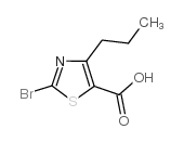 2-溴-4-丙基-5-噻唑羧酸结构式