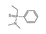 P-ethyl-N,N-dimethyl-P-phenylphosphinothioic amide Structure