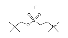2-[(2,2-dimethylpropoxy)sulfonyl]-N,N,N-trimethylethanaminium iodide Structure