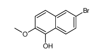 6-bromo-2-methoxy-[1]naphthol Structure