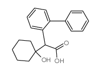 alpha-(1-Hydroxycyclohexyl)-biphenylacetic acid, (-)- picture