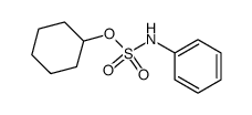 Cyclohexyl N-phenylsulfamate结构式