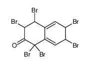 1,1,3,4,6,7-hexabromo-3,4,6,7-tetrahydro-1H-naphthalen-2-one Structure