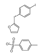 p-iodophenyl(2-furyl)iodonium tosylate Structure