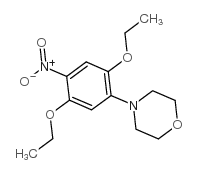 4-(2,5-二乙氧基-4-硝基苯基)吗啉结构式