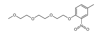 1-{2-[2-(2-methoxyethoxy)ethoxy]ethoxy}-4-methyl-2-nitrobenzene结构式