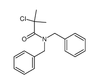 N,N-dibenzyl-2-chloro-2-methylpropanamide Structure