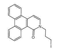 2-(3-iodopropyl)dibenzo[f,h]isoquinolin-1(2H)-one结构式