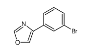 4-(3-溴苯基)恶唑结构式