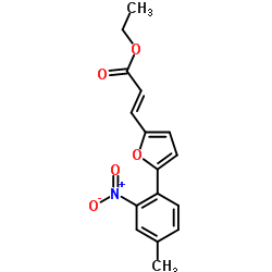 3-[5-(4-METHYL-2-NITRO-PHENYL)-FURAN-2-YL]-ACRYLIC ACID ETHYL ESTER结构式
