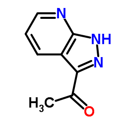 1-(1H-吡唑并[3,4-b]吡啶-3-基)乙酮结构式