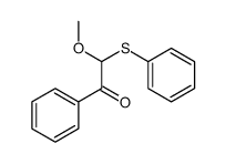 2-methoxy-1-phenyl-2-phenylsulfanylethanone结构式