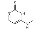 2(1H)-Pyrimidinethione, 4-(methylamino)- (6CI,9CI) Structure