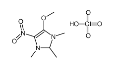 4-methoxy-1,2,3-trimethyl-5-nitro-1,2-dihydroimidazol-1-ium,perchlorate Structure