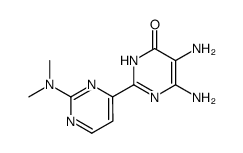 5,6-diamino-2'-dimethylamino-2,4'-bipyrimidin-4(3H)-one Structure