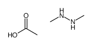 acetic acid,1,2-dimethylhydrazine结构式