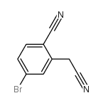 5-BROMO-2-CYANOBENZENEACETONITRILE structure