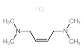 2-Butene-1,4-diamine,N1,N1,N4,N4-tetramethyl-, hydrochloride (1:2) Structure