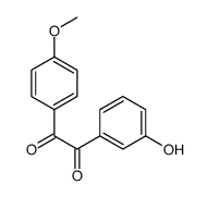 1-(3-hydroxyphenyl)-2-(4-methoxyphenyl)ethane-1,2-dione Structure