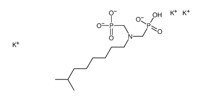 tripotassium hydrogen [(isononylimino)bis(methylene)]bisphosphonate结构式
