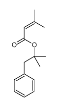 (2-methyl-1-phenylpropan-2-yl) 3-methylbut-2-enoate结构式