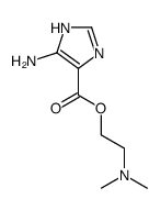 (9ci)-5-氨基-1H-咪唑-4-羧酸-2-(二甲基氨基)乙酯结构式
