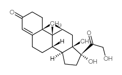9beta,11beta-epoxy-17,21-dihydroxypregn-4-ene-3,20-dione structure