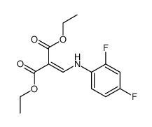 diethyl 2-(((2,4-difluorophenyl)amino)methylene)malonate结构式