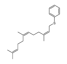 Z,Z-farnesyl phenyl sulfide Structure